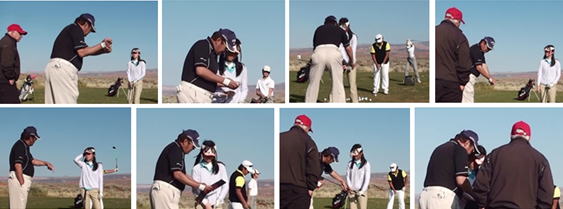 中学三年Kちゃんが、ジュニアゴルフスクールへゴルフ留学されました。